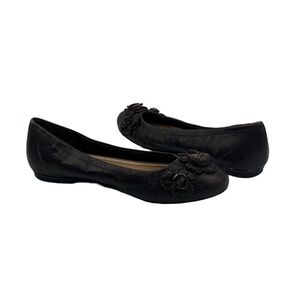 Alex Marie Brown Beaded Embellished Ballet Flats Size 9.5 Women's